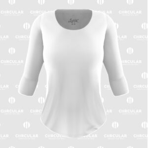 Blusón 3/4 Cuello Redondo