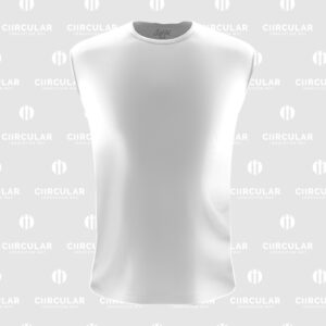 Hombre Cuello Redondo Sin Mangas