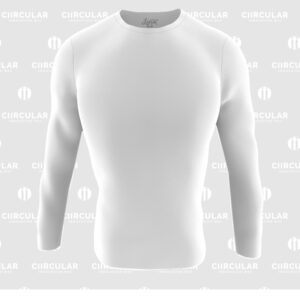 Hombre Cuello Redondo Manga Larga